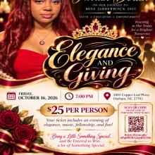this is a brochure for a debutante funraiser for Farrah Dortch