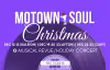 motown and soul christmas banner with a record in the background